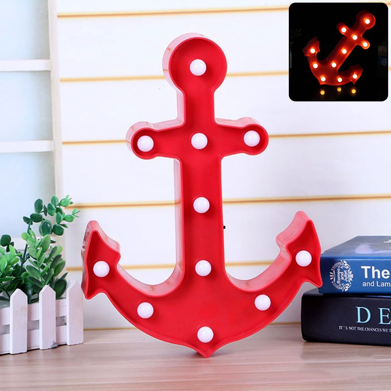 Anchor Shape LED Decorative Night Lamp Anchor Shape LED Decorative Night Lamp